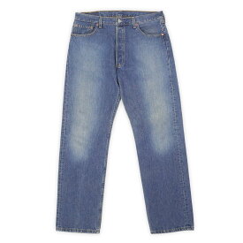 リーバイス Levi's 00s 2000年代 501 デニムパンツ ジーンズ ストレート アメリカ製 MADE IN USA アメカジ 定番 ヴィンテージ アメリカ 古着 メンズ パンツ インディゴブルー W36 L32【中古】