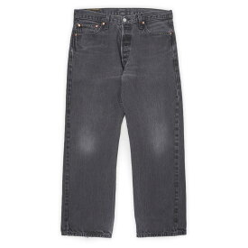 リーバイス Levi's 00s 2000年代 501 ブラックデニムパンツ ジーンズ ストレート 定番 505 USA ヴィンテージ アメリカ 古着 メンズ ズボン パンツ 黒 W36 L30【中古】