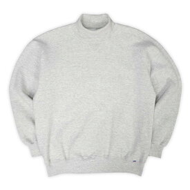 ラッセル RUSSELL 90s 90年代 タートルネック スウェット MADE IN USA アメリカ製 無地 ブランク 旧タグ ヴィンテージ 古着 メンズ スウェット トレーナー 霜降りグレー XL【中古】