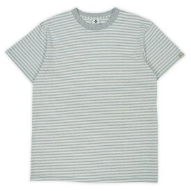 コロンビア Columbia 00s 2000年代 マルチボーダーTシャツ ボーダー 旧タグ 珍品 半袖 オールド USA ヴィンテージ アメリカ 古着 メンズ Tシャツ カットソー グレー系 XL【中古】