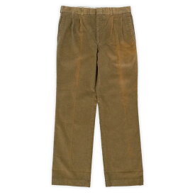 アールイーアイ REI 80's 90's 80-90年代 2タック コーデュロイパンツ トラウザー アウトドア USA ヴィンテージ ビンテージ VINTAGE アメリカ古着 メンズ ズボン ブラウン / 茶 W34【中古】