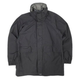 米軍実物 US.NAVY 2020年製 00s GORE-TEX ゴアテックスパーカー COLD WEATHER ミリタリー 官給 放出 珍品 USA アメリカ軍 古着 ジャケット ブラック 黒 SMALL-REGULAR【中古】