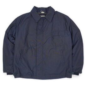 米軍実物 US.NAVY 90s 90年代 アラミドデッキジャケット 官給品 放出 ミリタリー 軍物 USA ヴィンテージ アメリカ 古着 メンズ コート ジャケット ネイビー 紺 XL【中古】