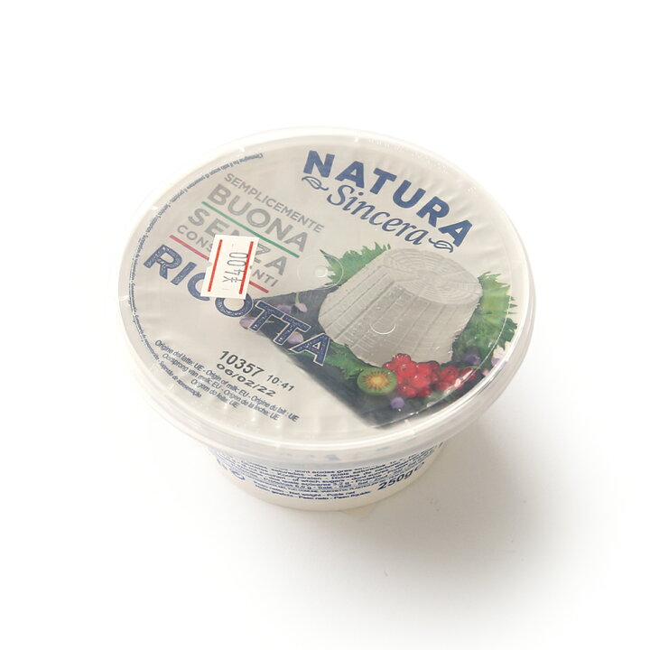 楽天市場 大人気のイタリア産ナチュラ リコッタチーズ 250g 冷蔵のみ チーズ リコッタ パンケーキ スイーツ ナチュラル イタリア ハイ食材室