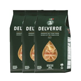 【3個セット】イタリア産 最高級パスタ・デルヴェルデ N.222 ファルファッレ 【250g×3個】【常温/全温度帯可】 ショートパスタ デルヴェルデ ファルファッレ 【CK】