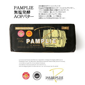 【賞味期限ワケあり】シャラントポワトゥ A.O.P パンプリー 食塩不使用発酵バター【250g】【冷凍のみ】 バター パンプリー 無塩 食塩不使用 AOP 発酵バター