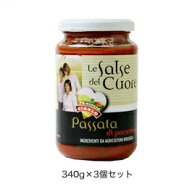 【3本セット】IECA認定トマトソース ファミリアチャルロ トスカーナ産ビオロジック 【340g×3本】【常温/…