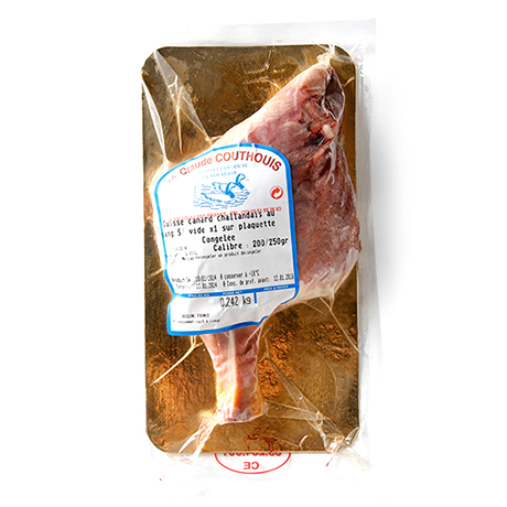 卸直営 フランス：キュイスドカナールシャラン 鴨骨付きモモ肉 250g-350g D+0 家禽類 販売実績No.1 冷凍のみ