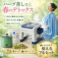 よもぎ蒸しセット フルセット 自宅で簡単 電気鍋付き ハーブ蒸しチェア デトックス 温活 冷え改善 むくみ…