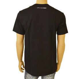 COMME DES GARCONS コムデギャルソン Tシャツ ロゴ メンズ 半袖 プリント ecg22s005 FIT011 S22-1 BLACK ブラック
