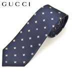 ネクタイ グッチ メンズ GUCCI ビー（ハチ）＆スター ハニー柄シルク ナロータイ サイズ剣幅7cm egc19s010 456526-4078 DARK NAVY ダークネイビー