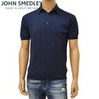 JOHN SMEDLEY ジョン スメドレー メンズ 半袖ニットポロシャツ「STANDARD FIT」サイズ/S/M/L/XL ejd16s002 ADRIAN：ネイビー