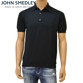 JOHN SMEDLEY ジョン スメドレー メンズ 半袖ニットポロシャツ STANDARD FIT ejd16s003 ADRIAN ブラック