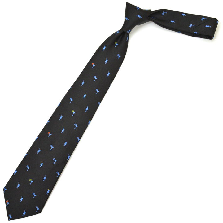ネクタイ ポールスミス メンズ Paul Smith カクテルグラス柄シルクネクタイ(サイズ剣幅8cm)eps19w002 ALU4-79 ブラック ハイビューティ メンズ ネクタイ 3本セット カールトンス スミス エンジェル アート ポロ