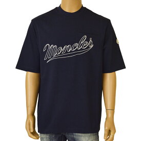 MONCLER モンクレール メンズ ブランドロゴ半袖Tシャツ iymc23s013 8C00005 899H5 778 NAVY ネイビー