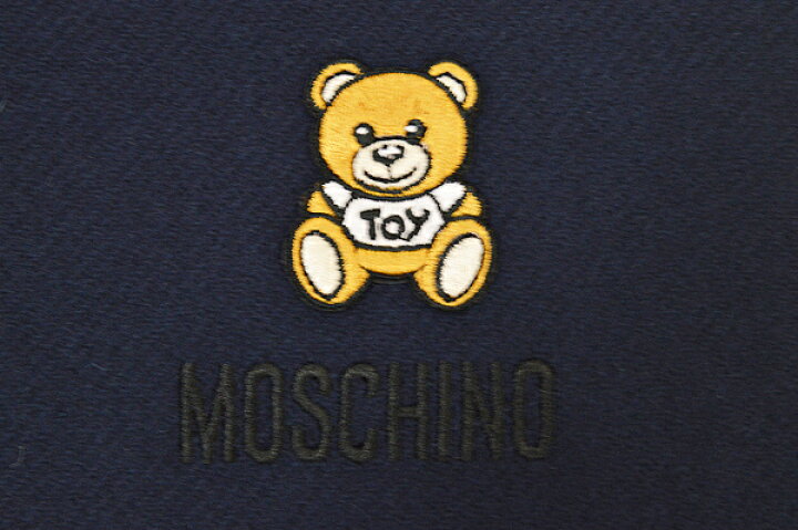 MOSCHINO モスキーノ ベア 文字ロゴ総柄UV99.9カット晴雨兼用傘 取らせ