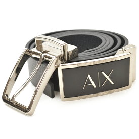 ARMANI EXCHANGE アルマーニエクスチェンジ リバーシブルレザーベルト バックル2種類 サイズ調整可能 eax22w201 951250 CC890 43020 BLACK/NAVY ブラック/ネイビー