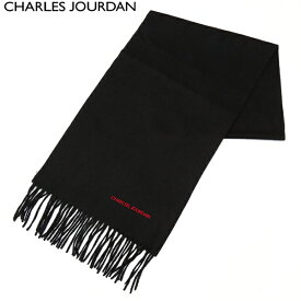 CHARLES JOURDAN シャルル ジョルダン カシミヤマフラー ecj16w003 R9778 ブラック