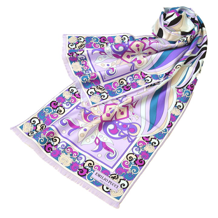 楽天市場】EMILIO PUCCI エミリオプッチ レディース プッチ柄ストール  