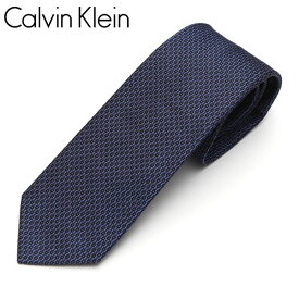 ネクタイ Calvin Klein カルバンクライン メンズ 小柄/ナロータイ サイズ剣幅7cm eck17s010 5264R-2 ネイビー
