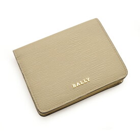 BALLY バリー レディース 二つ折り財布 レザー ロゴ eba085 LETTES W CAILLOU 19 ベージュ