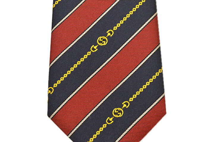 楽天市場】GUCCI グッチ ネクタイ メンズ インターロッキングGチェーン  