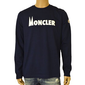 MONCLER モンクレール メンズ 2024年SS春夏新作 クルーネック長袖Tシャツ/ロンT iymc24s022 8D000-08 829HP 777 BLU LS T-SHIRT