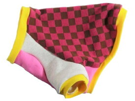 市松模様 ピンクス ラグランカットソー　チワワ 服 トイプードル 服 かわいい 安い ヨーキー 小型犬 服