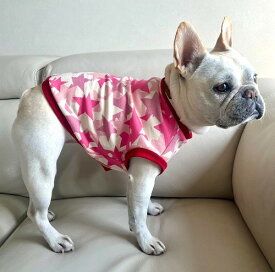 フレンチブルドッグ 服 小型犬 カモフラスター ピンクストレーナー素材 ペット服 おしゃれ フレブル 服 秋冬 ドッグウェア かわいい フレブル 専門店 パグ 服 綿100 インスタ映え チワワ トイプードル 高齢犬 シニア犬 着せやすい 抜け毛対策 乾燥予防