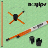 noyips ゴルフ アライメントスティック 100cm ツアースティック アドレス スイング 練習 グラスファイバ…