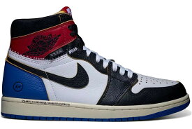 【正規品保証】【限定モデル】フラグメント × ユニオン × ナイキ エアジョーダン1 ハイ OG FRAGMENT × UNION × NIKE AIR JORDAN 1 HIGH OG バーシティレッド スポーツロイヤル IO7847-002 コラボスニーカー