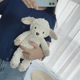 全長35CM羊ひつじホワイトぬいぐるみふわふわもこもこ赤ちゃんベビーキッズふわふわぬいぐるみベビーおもちゃおもちゃ贈り物出産祝いプレゼントギフト女の子男の子動物かわいいもこもこ