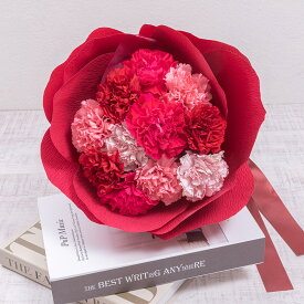 母の日 花の形をした花束「ペタロ・カーネーション メルシー」 日比谷花壇