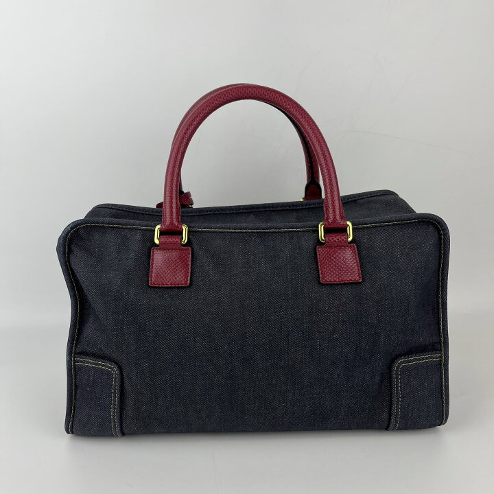 楽天市場】【中古】LOEWE ロエベ アナグラム アマソナ36 ハンドバッグ 