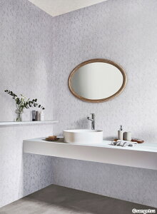 国産壁紙 のり付き壁紙/サンゲツ RE55904 ( 77-4065 ) / 汚れ防止 抗菌 不燃 防カビ / 植物柄 ボタニカル 花がら フラワー / ベージュ アイボリー ブルー パープル / 天井やアクセントにも最