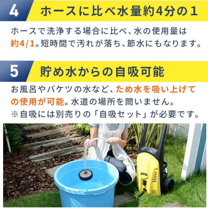 楽天市場】ヒダカ 家庭用 高圧洗浄機 静音 HK-1890 コンパクト 東日本 