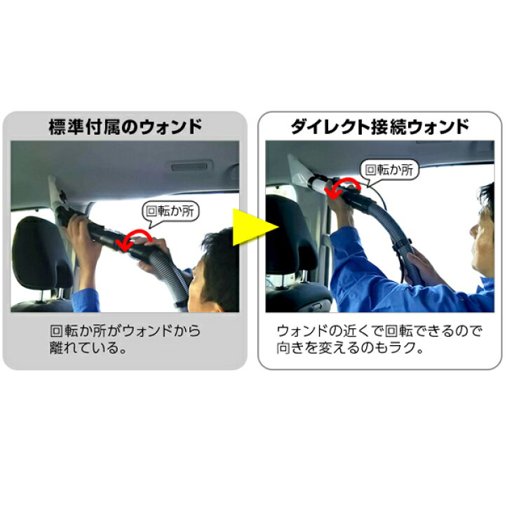 楽天市場】ダイレクト接続ウォンド ヒダカ シートクリーニング用 