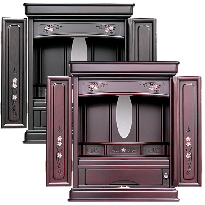 最終値下げ！！仏壇 16号【新品】黒 紫