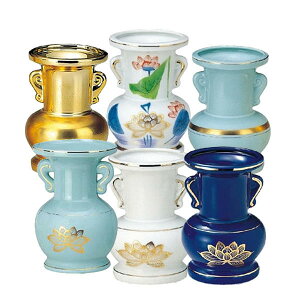 花立 陶器大玉仏花 4.5寸(高さ:約13.5cm)