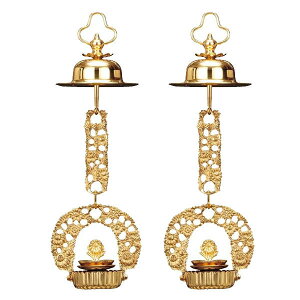 藤菊輪灯 中鍵 磨(1対) サイズ:5.0寸