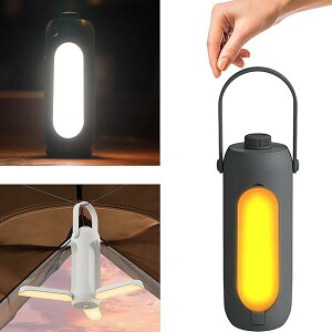 Genki LED���@�\�����^�� 750���[�����[�d��3�F���i�K���� 360°�Ɩ� (�_�[�N�O���[)