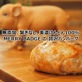 MERRY BADGE 美濃けんとん100％ 売れ筋 おススメハンバーグ 6個セット プレーン・モッツアレラ・4種のチーズ 各2個