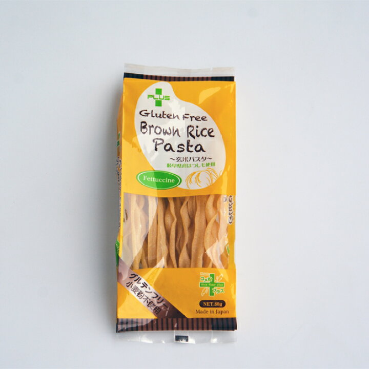 楽天市場 プラス グルテンフリー 玄米パスタ Brown フェットゥッチーネ 80g 1食分 フェットチーネ 乾麺 世界農業遺産 清流長良川の恵みの逸品 Giahs 飛騨 美濃すぐれもの