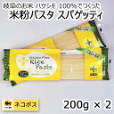 プラス グルテンフリー 米粉パスタ スパゲッティ2個セット　φ1.7mm　200g スパゲティ スパゲティー スパゲッティー 乾麺 GIAHS 岐阜 ネコポス対応