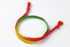 飛騨高山の組紐（太い3色） 飛騨の職人の手作り 組紐 ブレスレット 飛騨高山のオリジナル刺し子糸を使用！