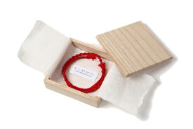 ウェディングバージョン（細い赤色） 飛騨高山の組紐 のブランド くみひだ 飛騨の職人の手作り 100％ 絹 を使用！