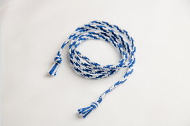 飛騨高山の組紐（青色と白色） 飛騨の職人の手作り 組紐 ブレスレット
