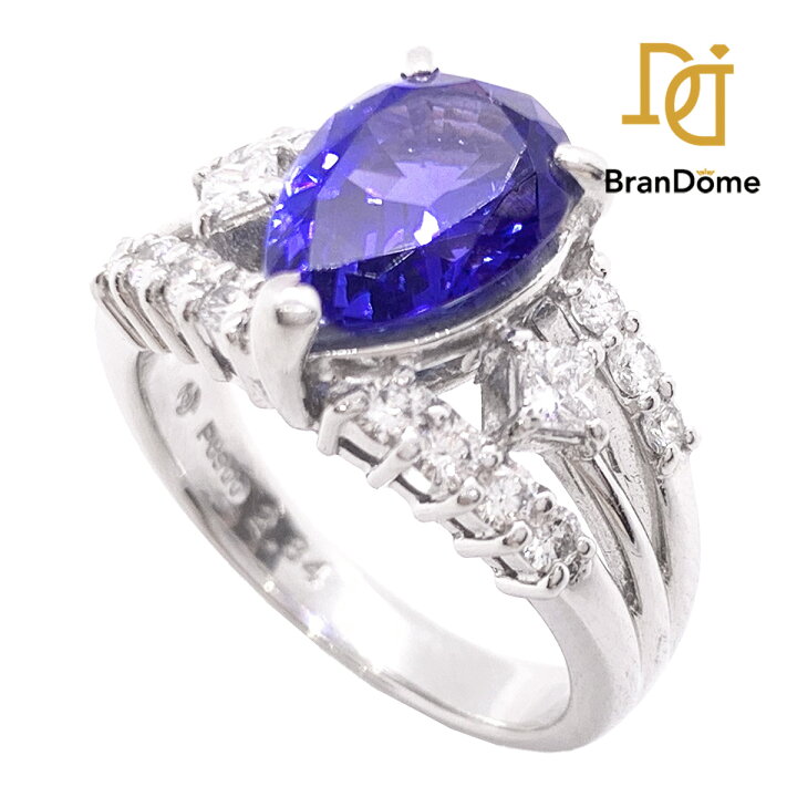 楽天市場】TASAKI タサキ PT タンザナイト 2.84ct ダイヤモンド 0.52ct  