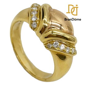ブルガリ BVLGARI シーカラー リング 指輪 ring ダイヤモンド K18 PG YG 12号 パーティー イベント誕生日 結婚式 お祝い ご褒美 母の日 ギフト プレゼント 宝石 【中古】
