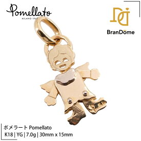 【中古】 ポメラート Pomellato ペンダント エンジェル K18 YG イエローゴールド 750 レディース ジュエリー Angel pendant